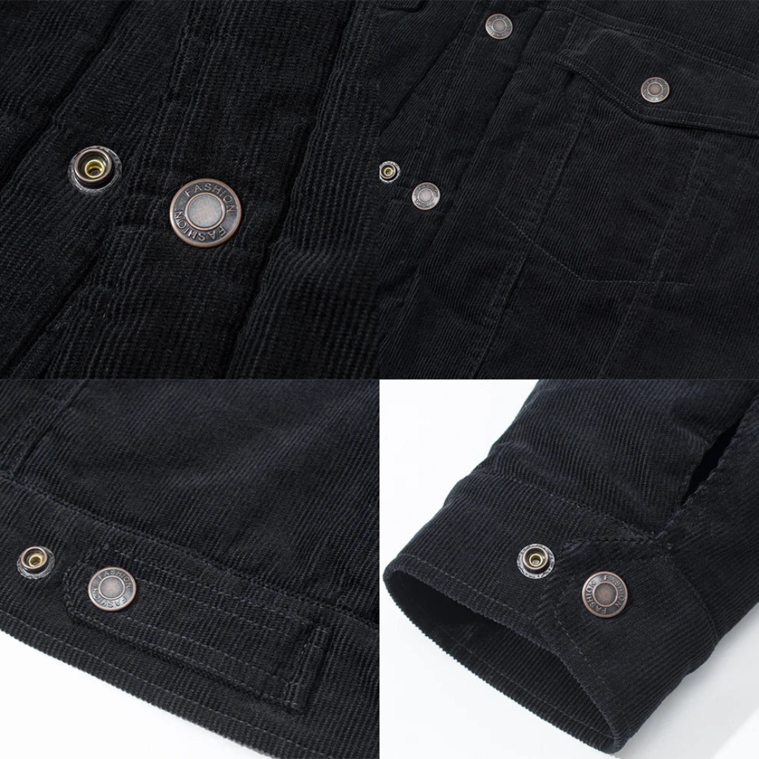 Men's insulated corduroy jacket