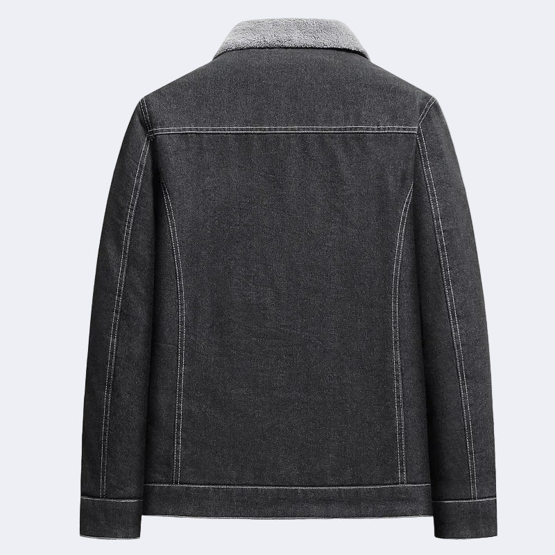 Insulated denim jacket