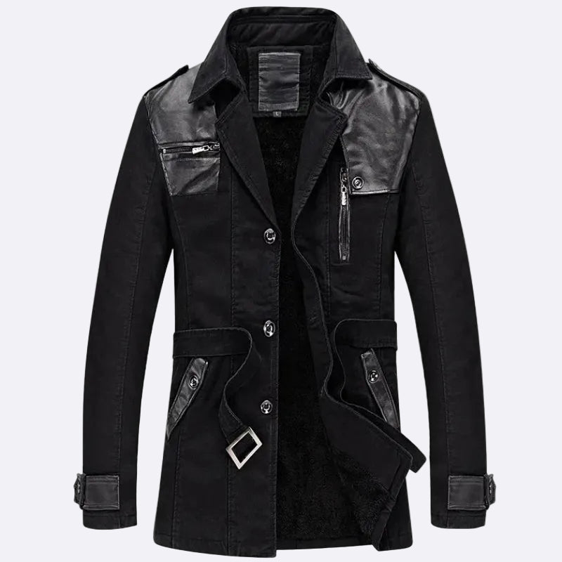 Men's insulated trench Coat