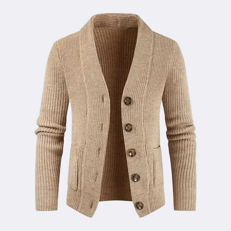Fashionable men's cardigan