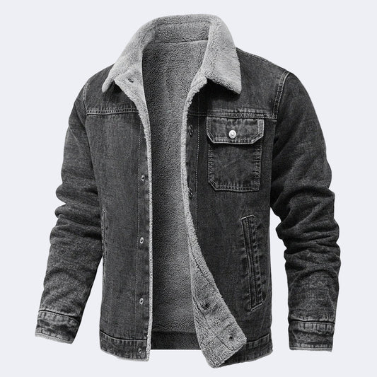 Insulated Men's Denim Jacket