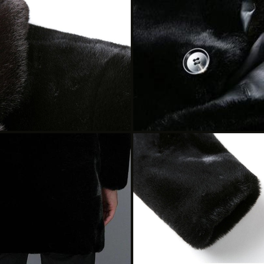 Stylish Men's wool trench coat