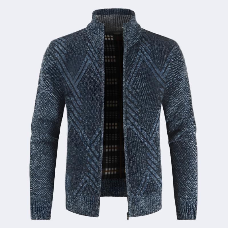 Men's zip-up Cardigan