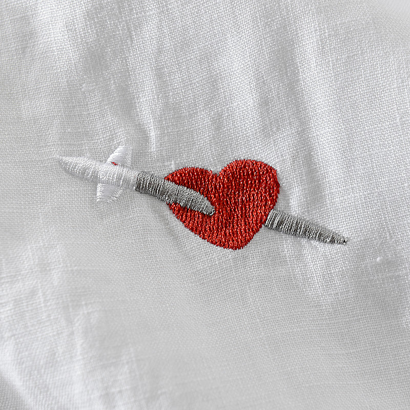 Designer T-shirt with embroidery