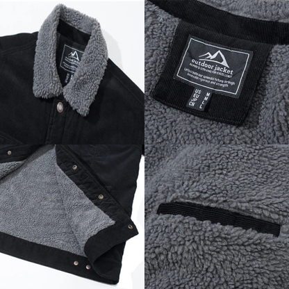 Men's insulated corduroy jacket