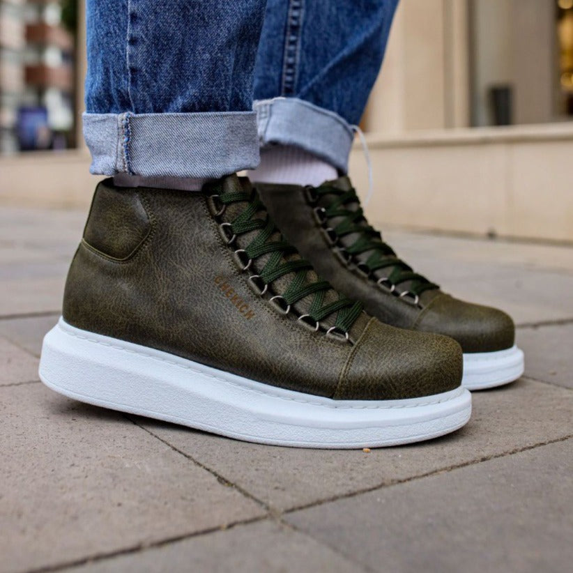 LUXURY HIGH-SOLED SNEAKERS