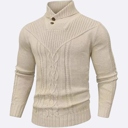 Men's Pullover with Shawl Collar