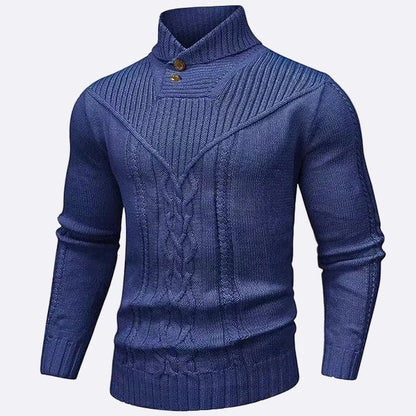 Men's Pullover with Shawl Collar