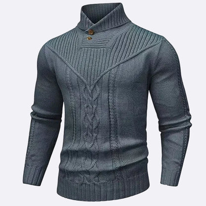 Men's Pullover with Shawl Collar