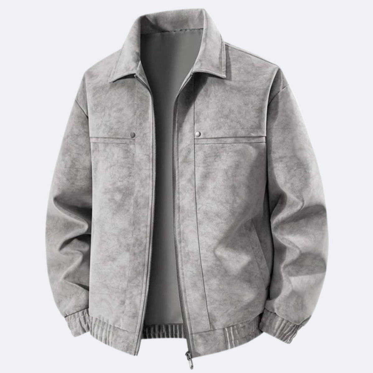 Stylish men's suede jacket
