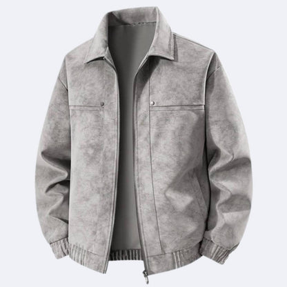 Stylish men's suede jacket