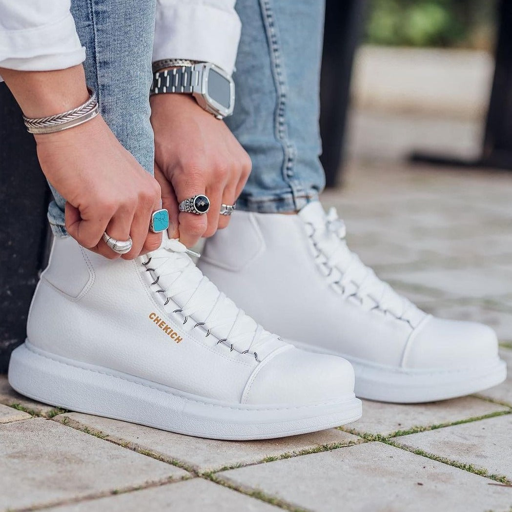 LUXURY HIGH-SOLED SNEAKERS