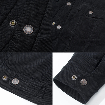 Men's insulated corduroy jacket