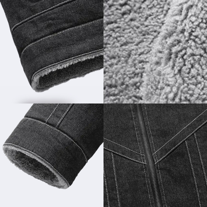 Insulated denim jacket