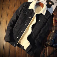 Load image into Gallery viewer, Stylish insulated denim jacket
