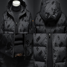 Load image into Gallery viewer, Designer insulated jacket with hood
