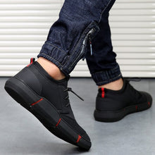 Load image into Gallery viewer, BLACK MEN&#39;S CASUAL SNEAKERS
