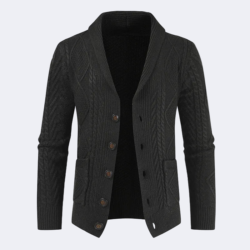 Fashionable men's cardigan