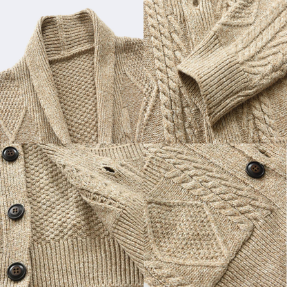 Fashionable men's cardigan