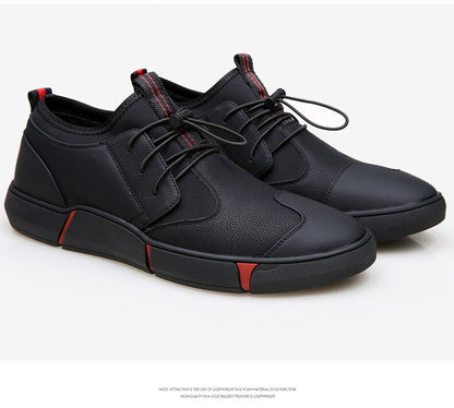 BLACK MEN'S CASUAL SNEAKERS