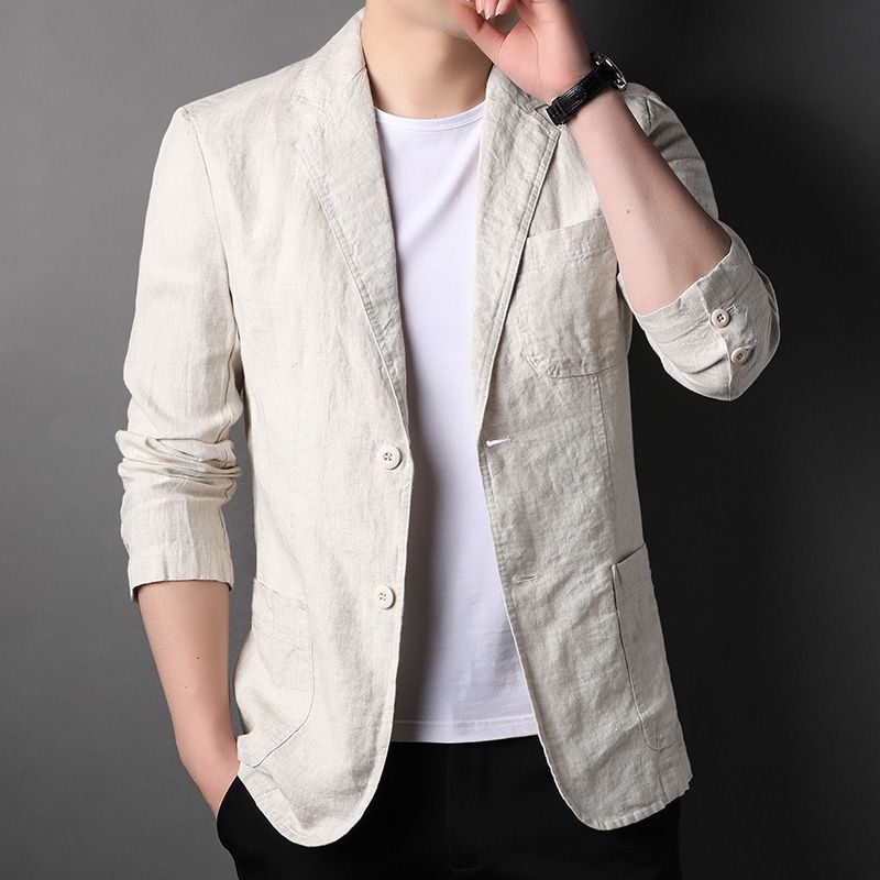 Men's Linen Blazer