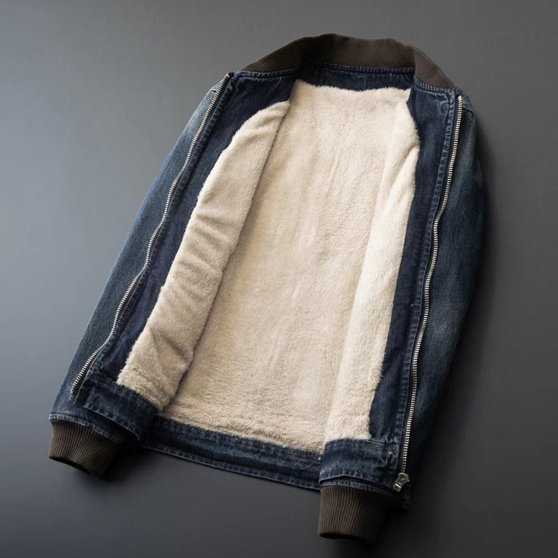 Insulated denim jacket