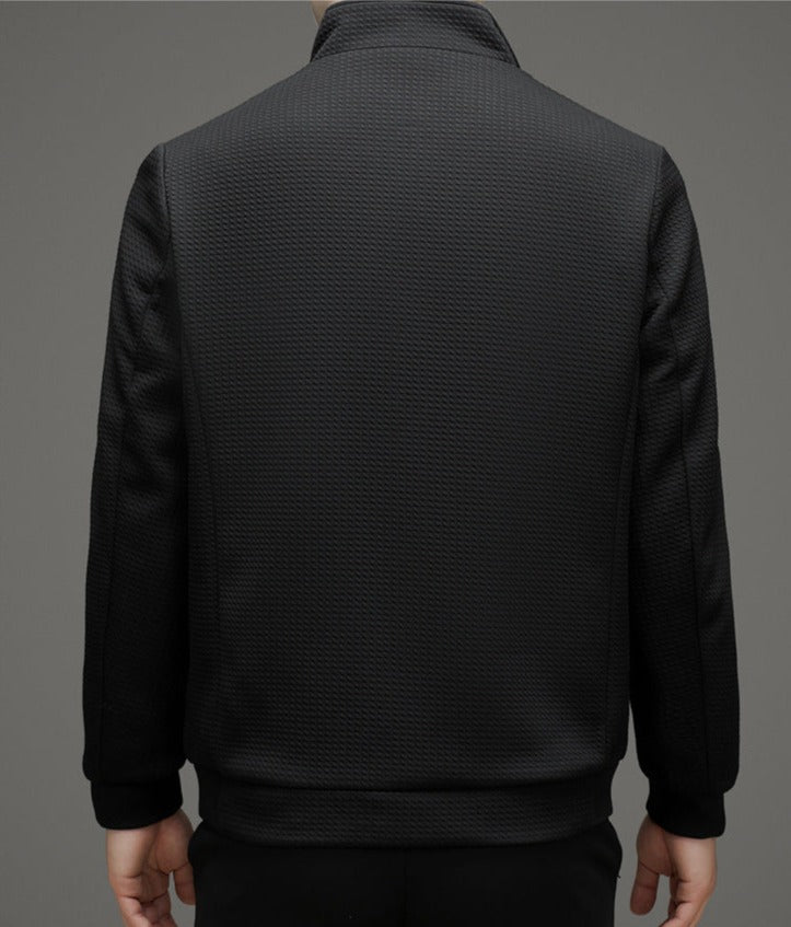 Stylish jacket with a stand-up collar