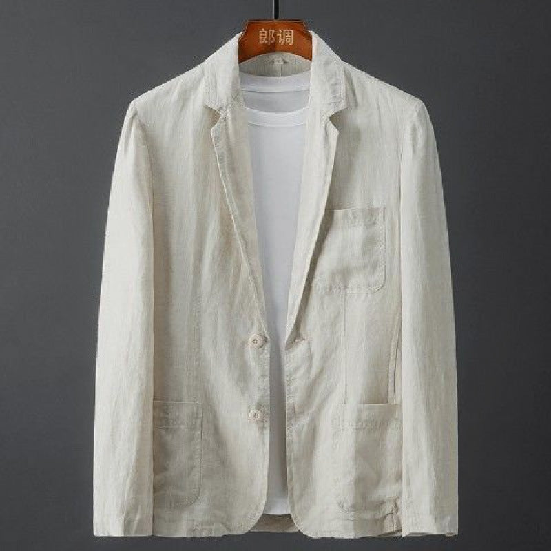 Men's Linen Blazer