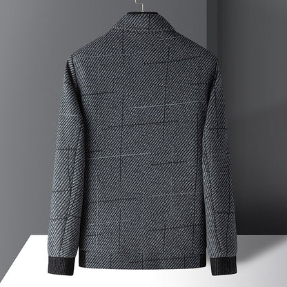 Stylish men's wool coat