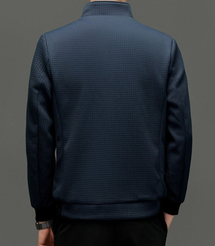 Stylish jacket with a stand-up collar