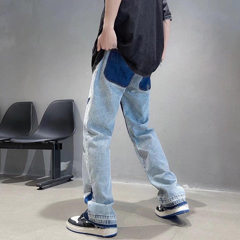 Fashionable Vintage Denim Trousers