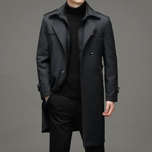 Load image into Gallery viewer, Luxury Men&#39;s Trench Coat
