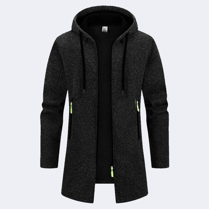 Stylish elongated men's cardigan