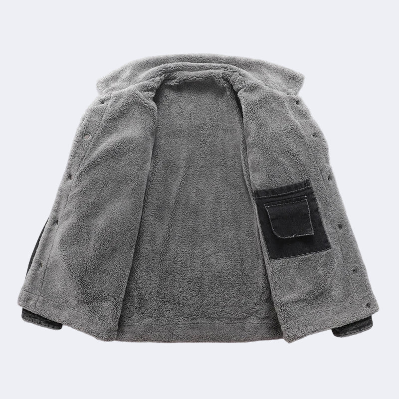 Insulated Men's Denim Jacket