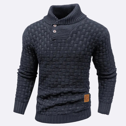 Men's Pullover with Shawl Collar