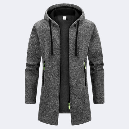 Stylish elongated men's cardigan