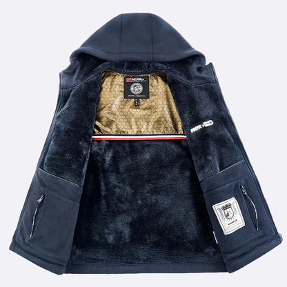 Men's Fleece Jacket with Hood