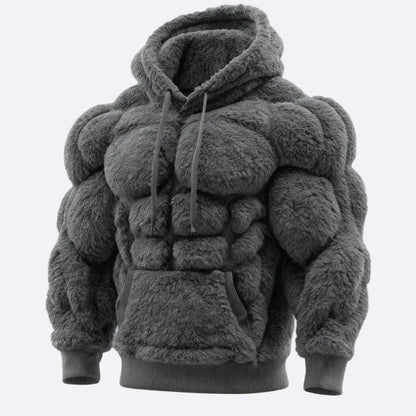 Men's Fashionable Flannel Hoodie