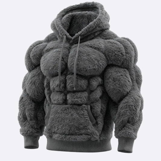 Men's Fashionable Flannel Hoodie