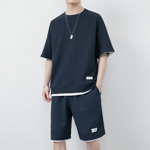 Load image into Gallery viewer, Casual set for men T-shirt and shorts
