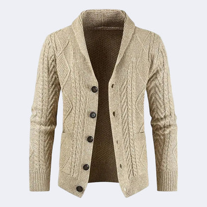 Fashionable men's cardigan