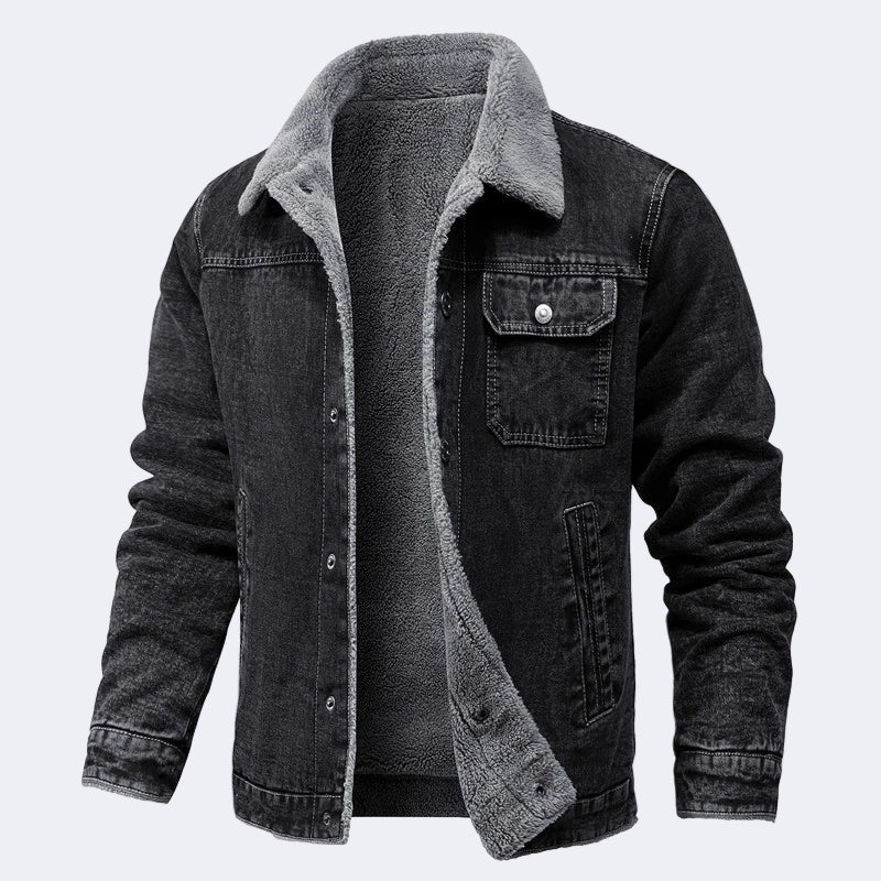 Insulated Men's Denim Jacket