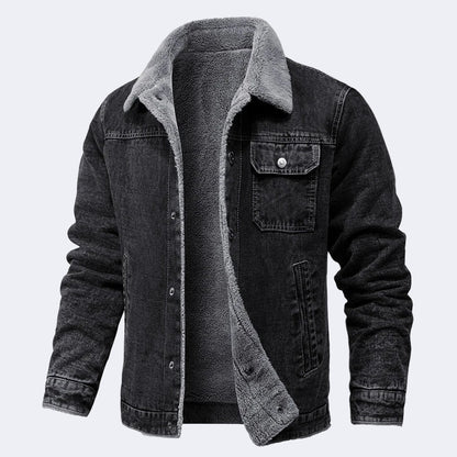 Insulated Men's Denim Jacket