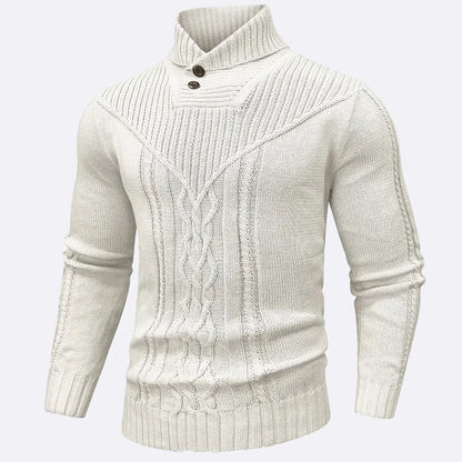 Men's Pullover with Shawl Collar