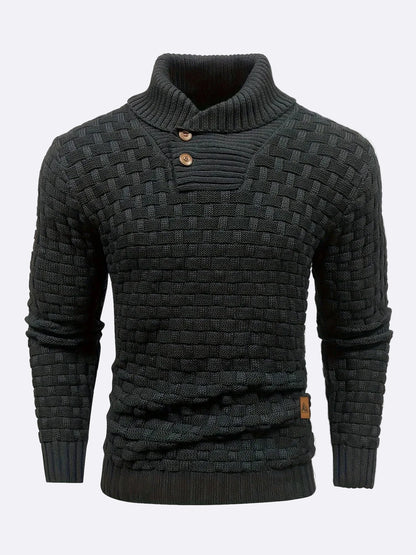 Men's Pullover with Shawl Collar