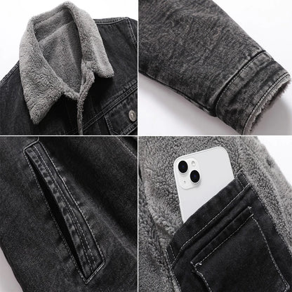 Insulated Men's Denim Jacket