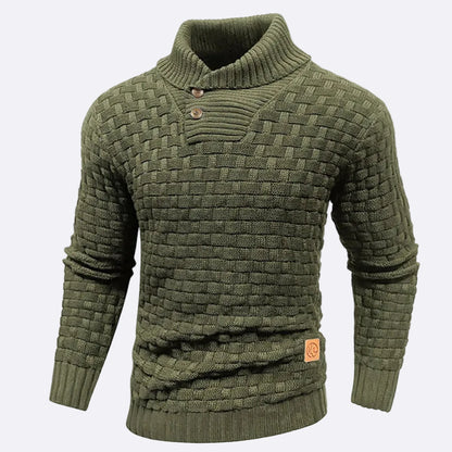 Men's Pullover with Shawl Collar