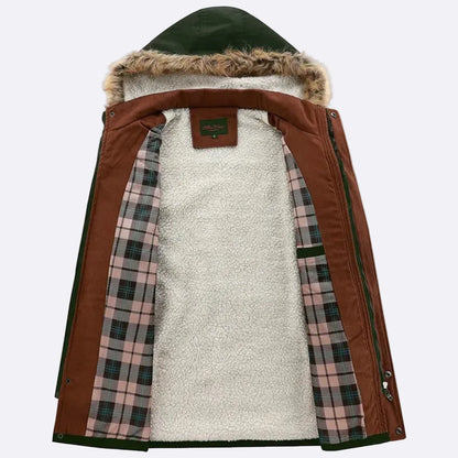 Men's Insulated Parka with Hood