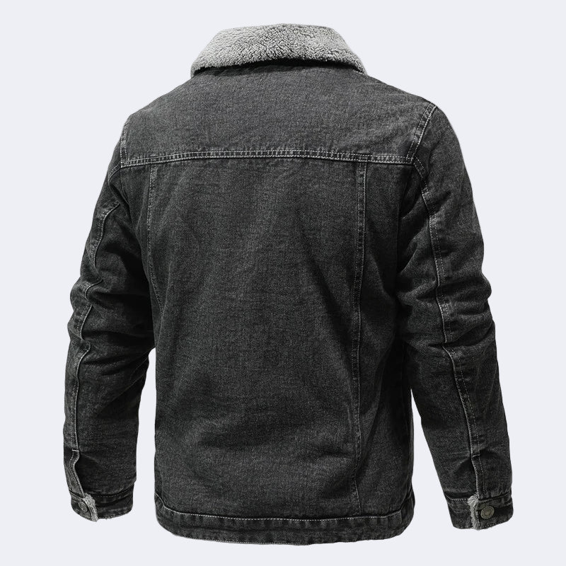 Insulated Men's Denim Jacket