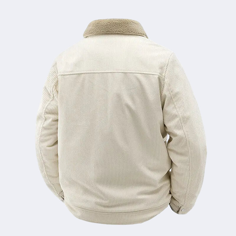 Men's insulated corduroy jacket